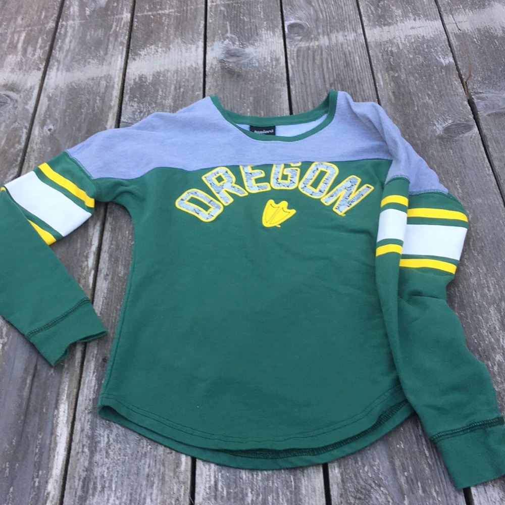 Juniors 3/5 Oregon ducks sweatshirt